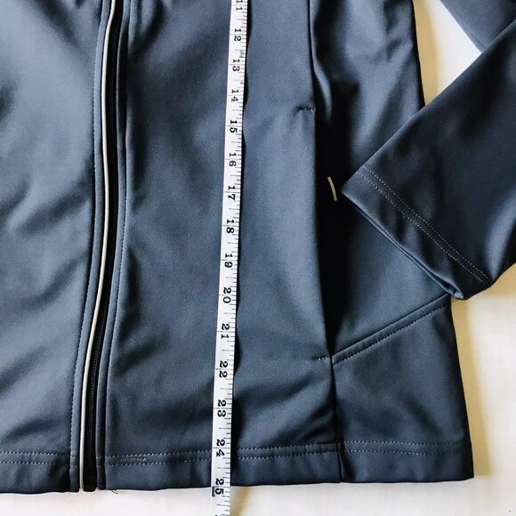 Core365 Ladies Techno‎ Lite Three Layer Knit Tech Shell Zip up Size Medium Blue - Picture 7 of 8
